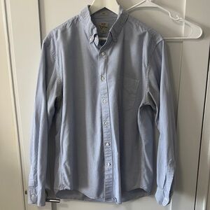 J crew Light Blue Striped Casual Shirt, slim fit